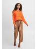 b.young Strickpullover BYOTINKA POINTELLE JUMPER - 20812757  Strickpullover mit Strukturmuster in Orange