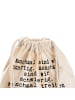 Mr. & Mrs. Panda Gym Bag Manchmal sind wir unartig,... mit Spruch in Creme