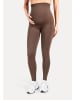SMILODOX Leggings Lorraine in Dunkelbraun
