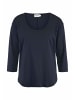 Hessnatur Hessnatur Light Slub Longsleeve Relaxed aus reiner Bio-Baumwolle in marine