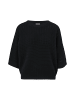 s.Oliver Strickpullover kurzarm in Schwarz