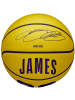 Wilson Wilson NBA Player Icon Mini Ball in Gelb