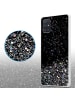 cadorabo Hülle für Samsung Galaxy A51 5G Glitter in Schwarz mit Glitter