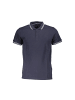 cavalli CLASS Blaues Baumwoll-Polohemd