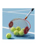 relaxdays Tennisball Sammler in Silber/ Rot - (B)32 x (H)128 x (T)19 cm