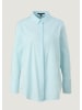 comma Bluse langarm in Blau