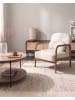 Beliani 2-tlg Sessel AGGER in Beige/Braun