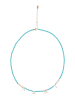 grassland Women Necklace With Lobster Clasp in Turquoise White