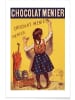 Juniqe Poster "Poster for Chocolat Menier, Firmin Bouisset" in Gelb