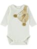 name it Unisex Baby Body mit Print in Weiß