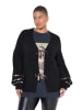 Studio Untold Strickjacke in schwarz