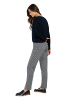 More & More Anzughose in rhomb jacquard stretch