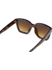 styleBREAKER Sonnenbrille in Demi Braun / Braun Verlauf