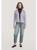Hessnatur Strick Jacke in pastell lavendel