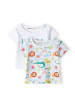 Minoti 2er-Set: T-Shirt savanah 2 in weiß