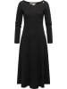 ragwear A-Linien-Kleid Appero Long in Black
