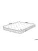 Beliani Matratze LUXUS in Beige - (W) 180 x (H) 25 x (L) 200 cm