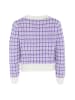 faina Women Cardigan in Wollweiss Flieder