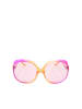 collezione alessandro Sonnenbrille " Paris " in Pink