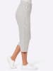 Sieh an! Caprihose in taupe-gestreift