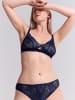 Erlich Textil  FLUID LACE CUT-OUT BRALETTE in mitternachtblau