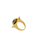 IZIA Women Stone Ring in Gold
