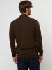 MCS Strickjacke Alfie in Dark Brown Melange