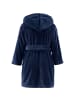 REDBEST Fleece Kinder-Bademantel mit Kapuze Perris in marine