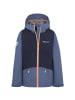 Trollkids Regenjacke "Gjende" in Lotusblau/Marine Blau