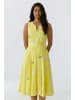 Oui Midikleid in yellow stone
