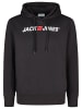 Jack & Jones Pullover JJMORTY OLD LOGO SWEAT HOOD SMU in Schwarz
