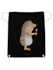 Mr. & Mrs. Panda gymnastiktasche Igel Wein ohne Spruch in Schwarz