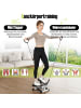 COSTWAY Mini-Stepper mit Widerstandbändern in Weiß
