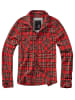 Brandit Hemd "Check Shirt Long Sleeve" in Rot