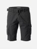 KOROSHI Herren cargo baumwollshorts in Schwarz