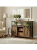 VASAGLE Sideboard Daxton in Vintagebraun - (B)33 x (H)80 x (T)100 cm