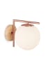relaxdays Wandleuchte in Kupferfarben - (B)19,5 x (H)22 x(T)28 cm