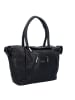 Greenland Nature Black Nappa Shopper Tasche Leder 33 cm in black