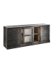 Signature Sideboard AMSTERDAM in Schwarz - (W) 200  x (H) 80  x (L) 50  cm