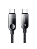 Wisam® Ladekabel USB-C auf USB-C 60W Datenkabel 1,2m Schwarz