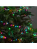 MARELIDA LED Lichterkette Twinkle 1500 bunte LED mit Timer L: 34m in grün