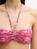 Marc O'Polo Triangel-Bikini-Top Abstract Leaf in raspberry coulis leaf print