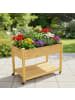 relaxdays Hochbeet in Natur - (B)105 x (H)84 x (T)56,5 cm