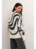 Kaffe Strickpullover KAbirthe Loose fit in Light Sand Melange