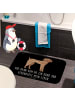 Mr. & Mrs. Panda Badematte Hund Dogge mit Spruch in Schwarz