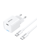 Wisam BWOO GaN PD 30W Wandladegerät 1x USB-C-Anschluss mit 60W Kabel USB-C