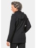 GOLDNER Softshelljacke mit Kapuze in schwarz