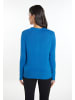 faina Damen Strick Cardigan in Blau
