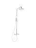 Beliani Wannenarmaturen CATAMARCA in Silber - (W) 23 x (H) 85 x (L) 38 cm