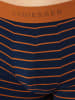 Schiesser Trunk 955 in dunkelblau,  blau-orange gestreift